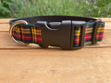 Scottish Tartan Dog Collar - Buchanan