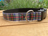 Scottish Tartan Dog Collar - Dress Stewart