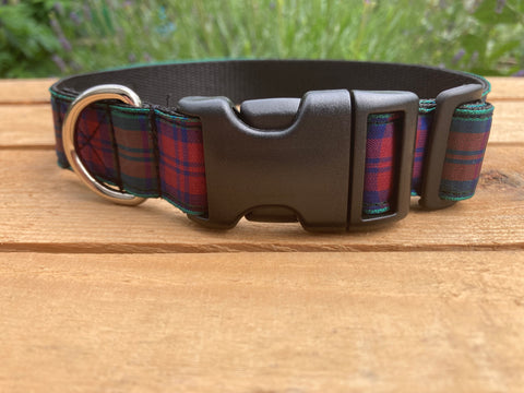 Scottish Tartan Dog Collar - Lindsay